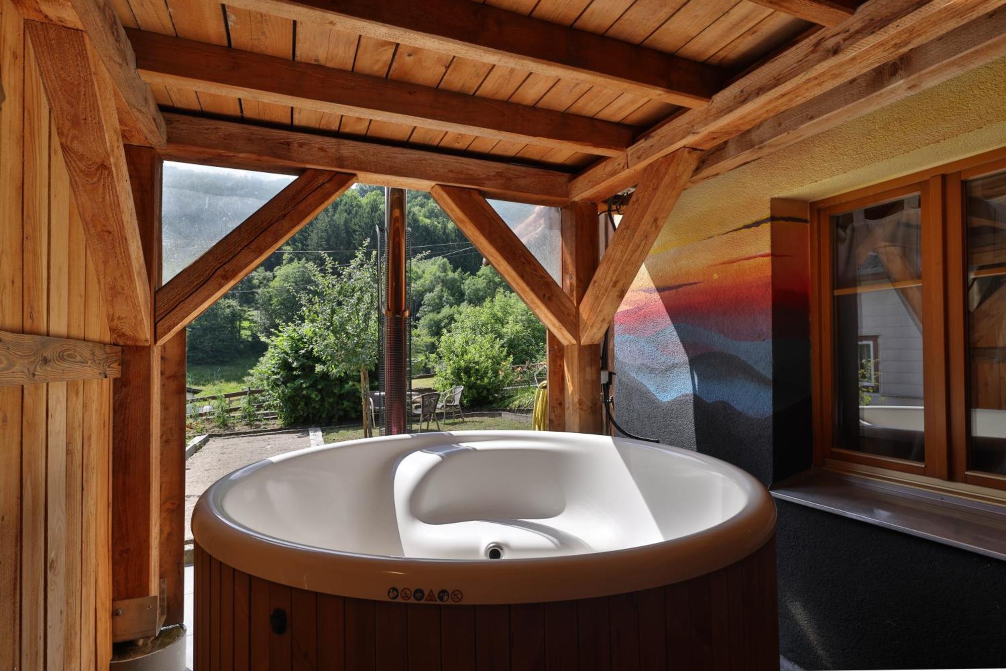 Le Chalet Du Tanet Spa Sauna Terrasse En Alsace Soultzeren Exterior foto